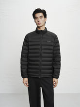 Men's Dual-Fabric Quilted Puffer Jacket